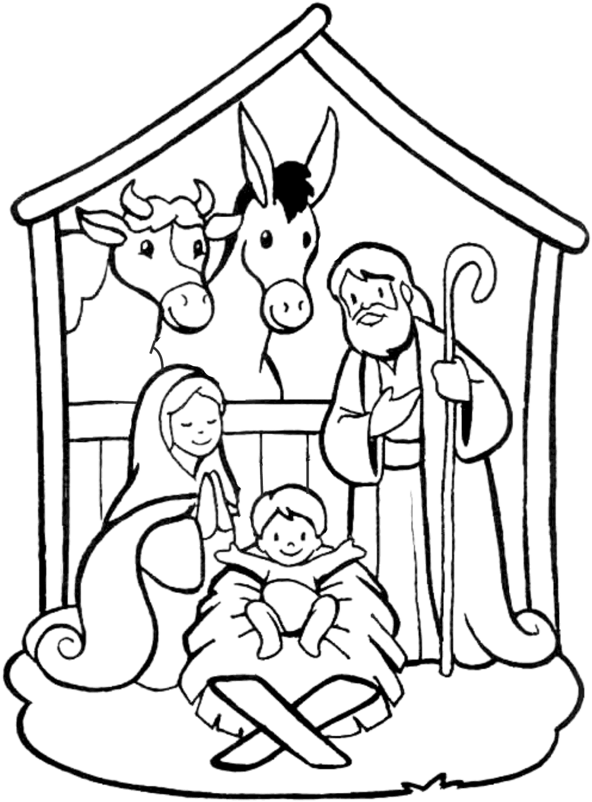 Manger scene eliantabella pro clipart transparent