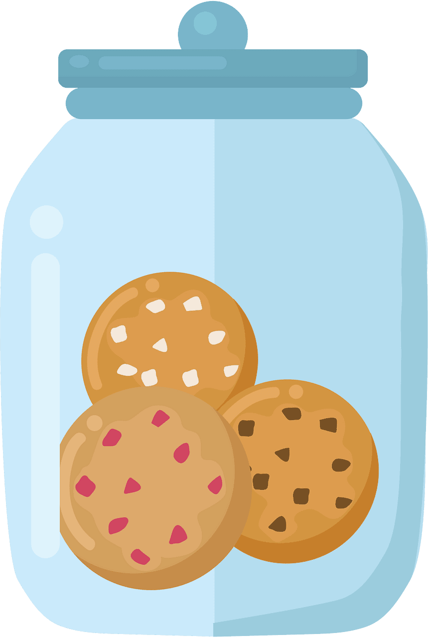 Cookie jar vector clipart images