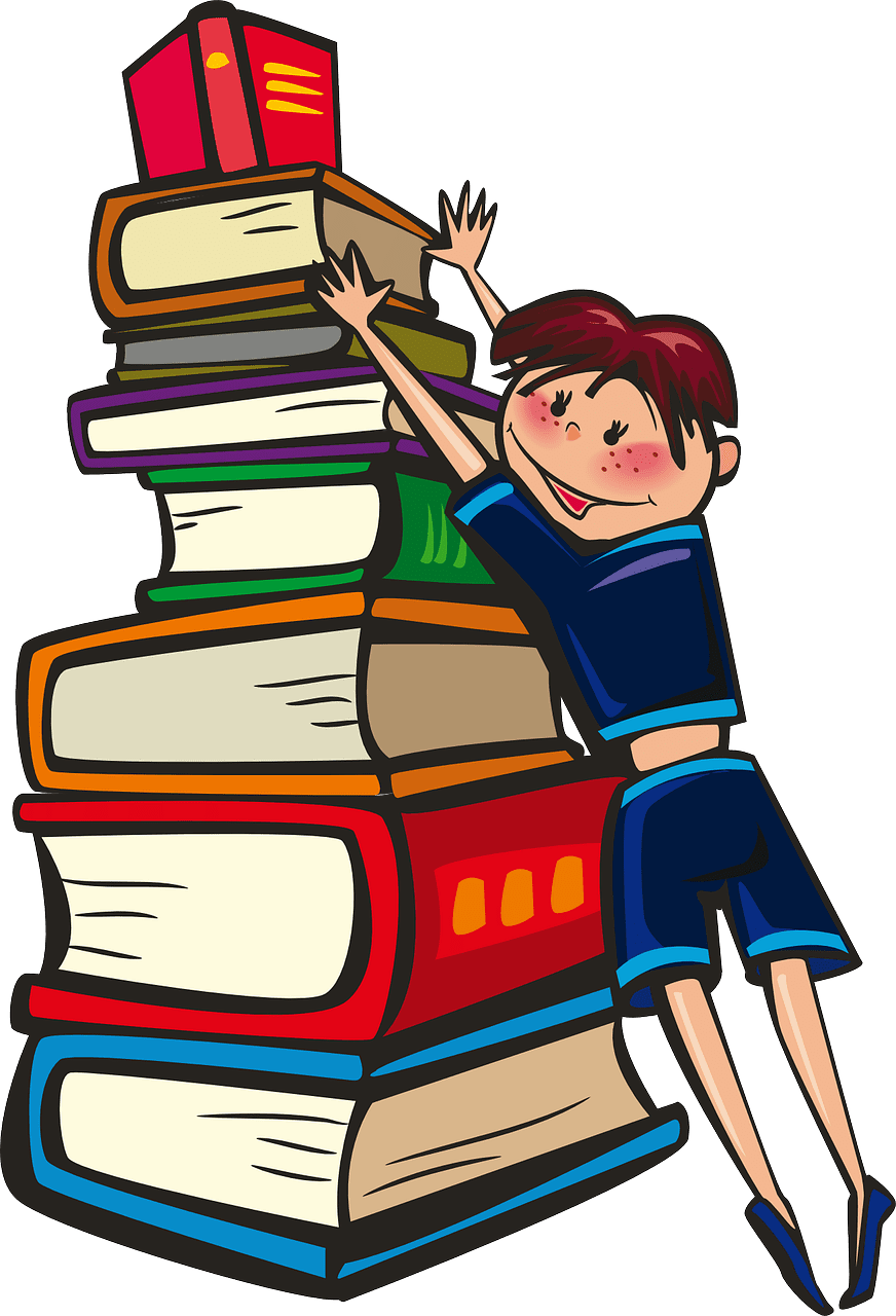 Information librarian library vector graphic clipart