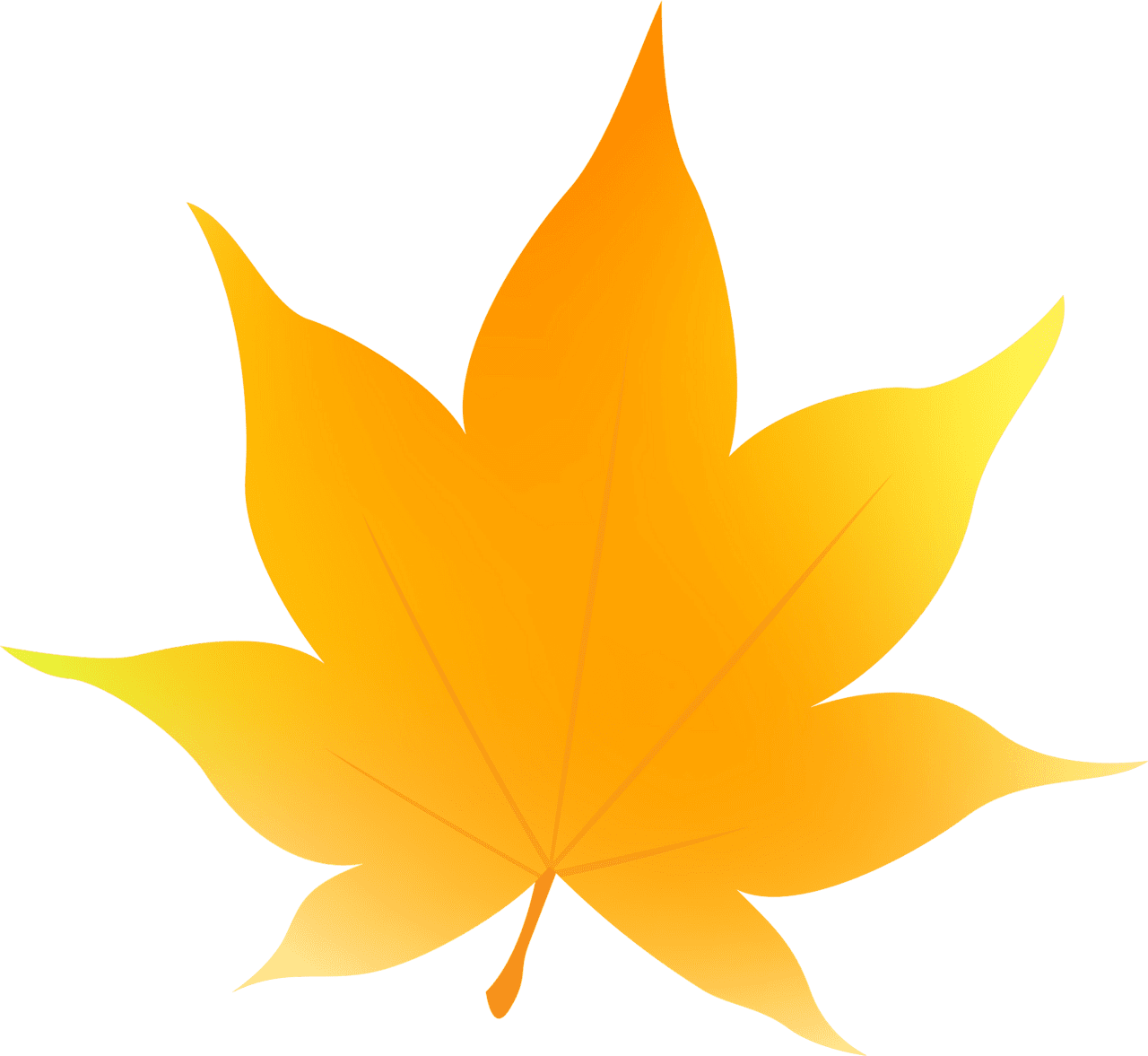 Maple leaf vector clipart images 5