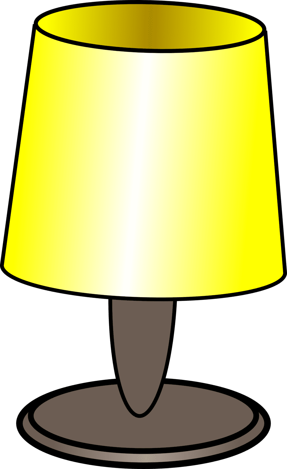 Clipart image table lamp id