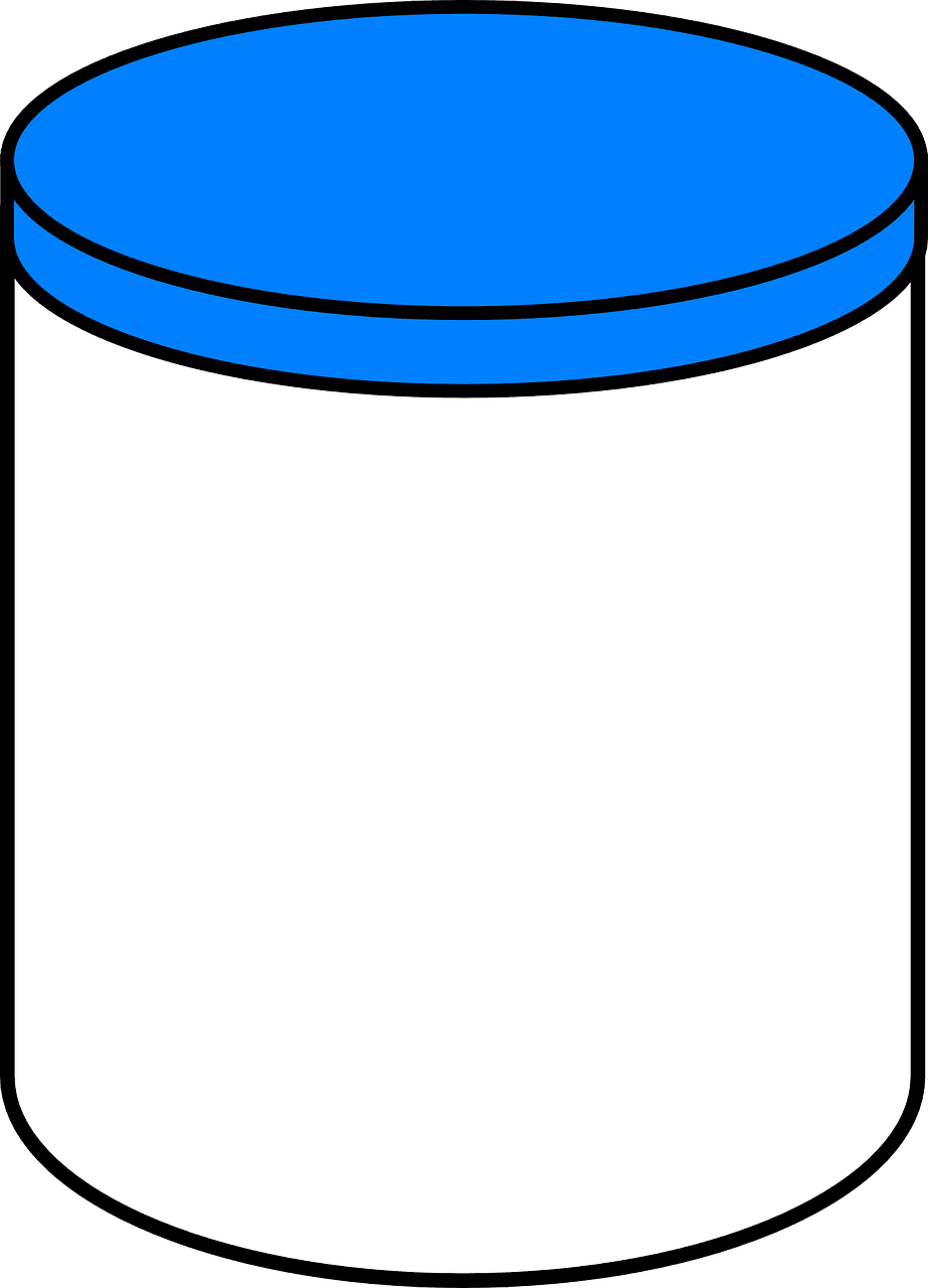 Jar white blue cup vector graphic clipart