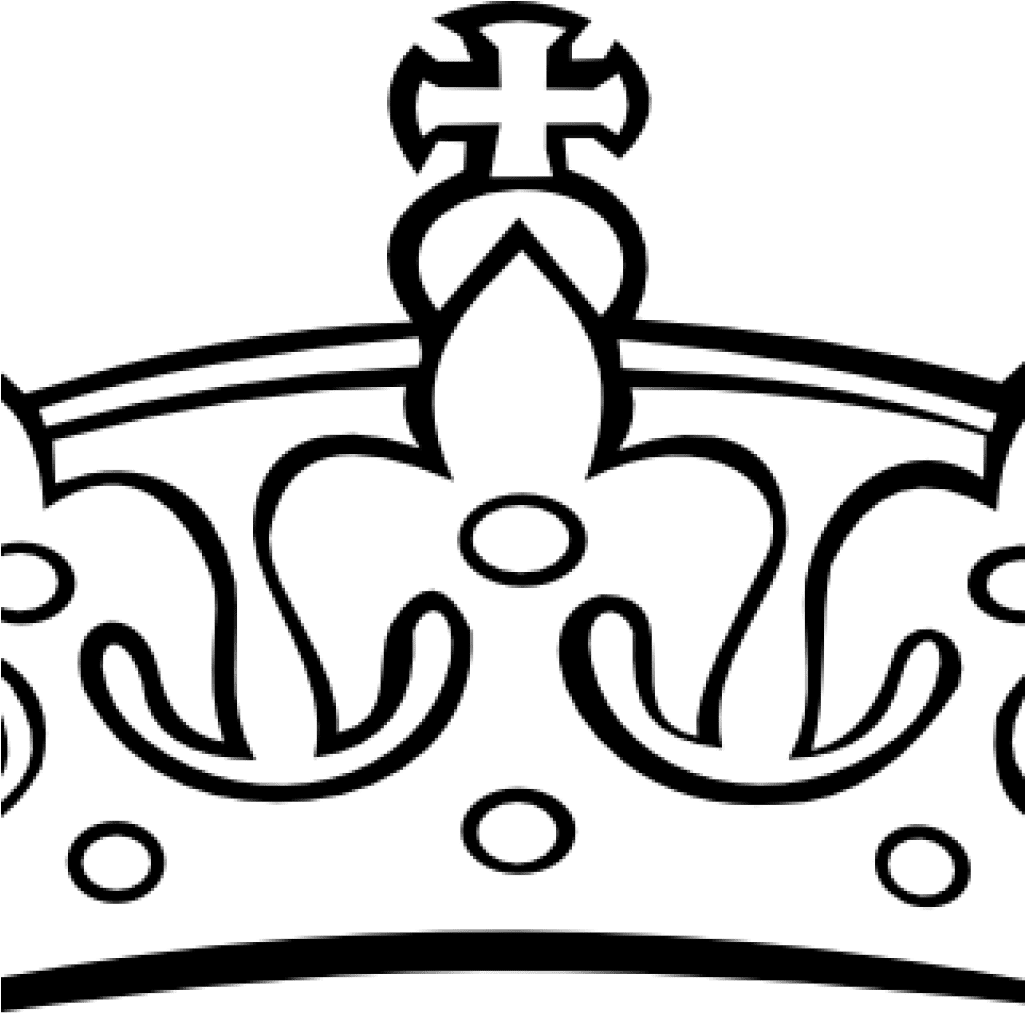 Crown clipart black and white lion hatenylo king image with no background