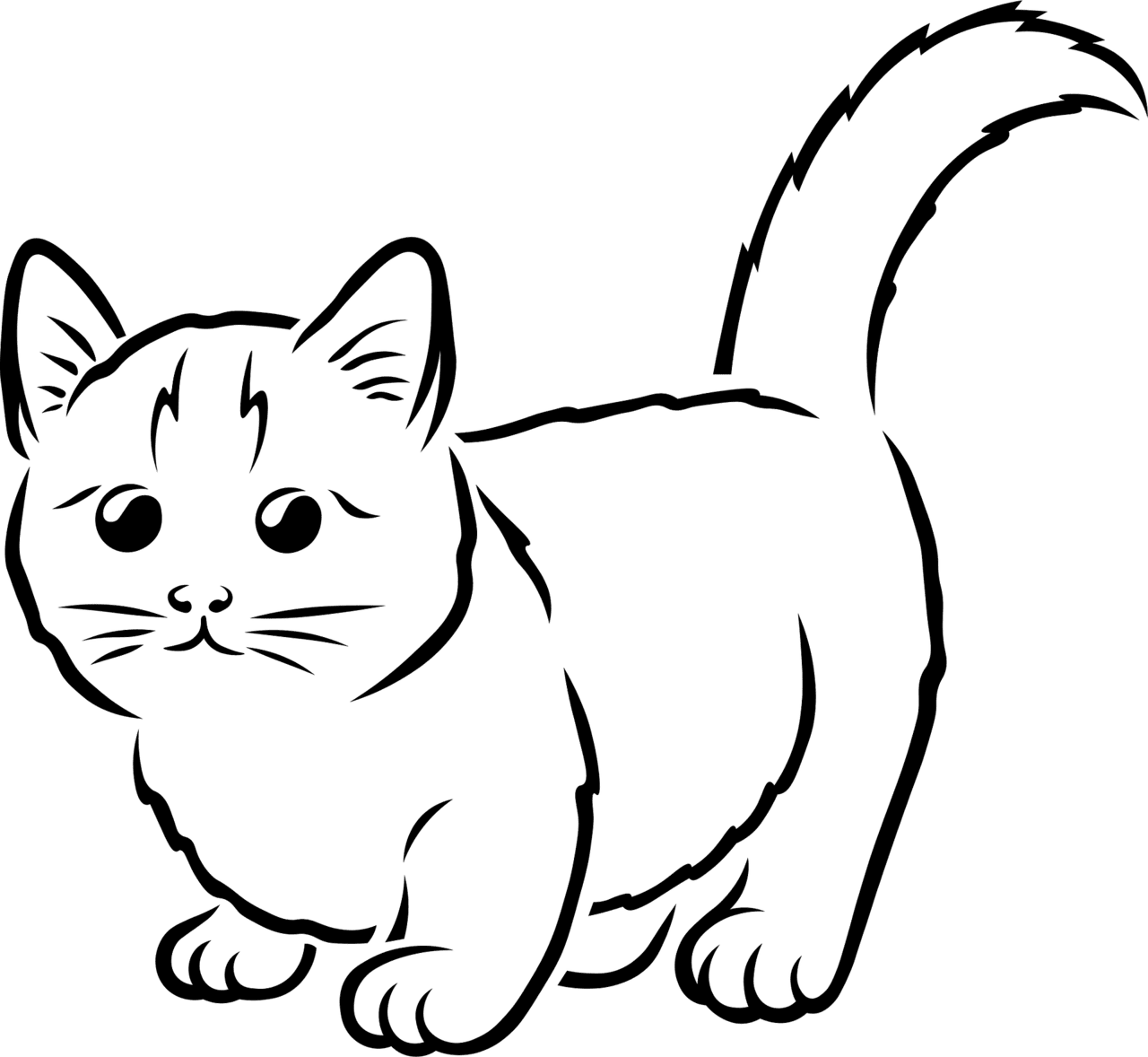 Kitten vector clipart images 3