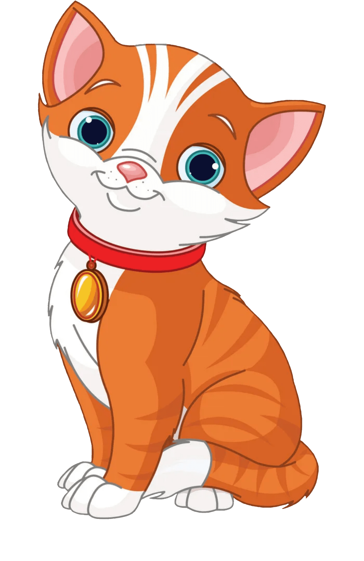 Kitten pin page clipart picture