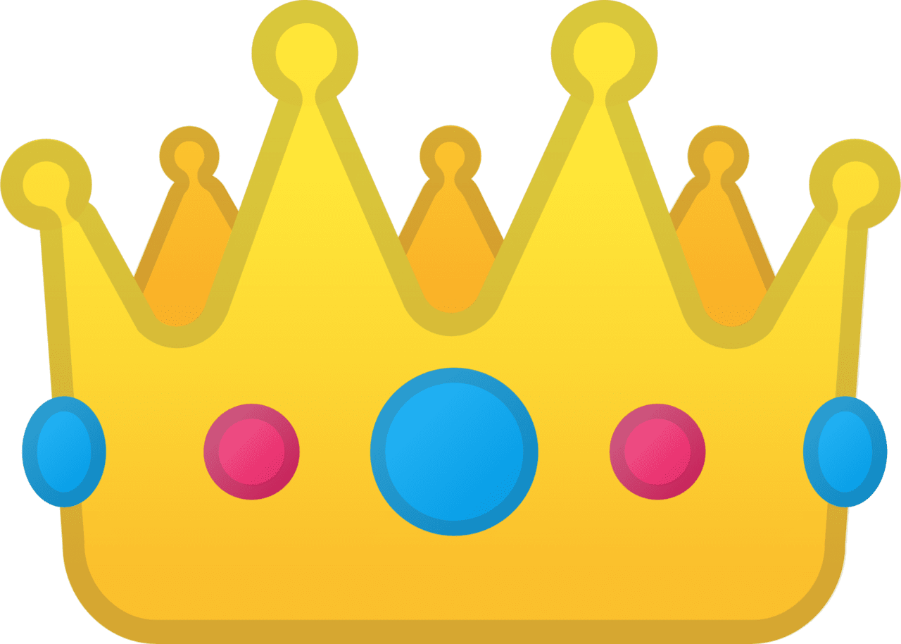 King crown emoji for clipart picture