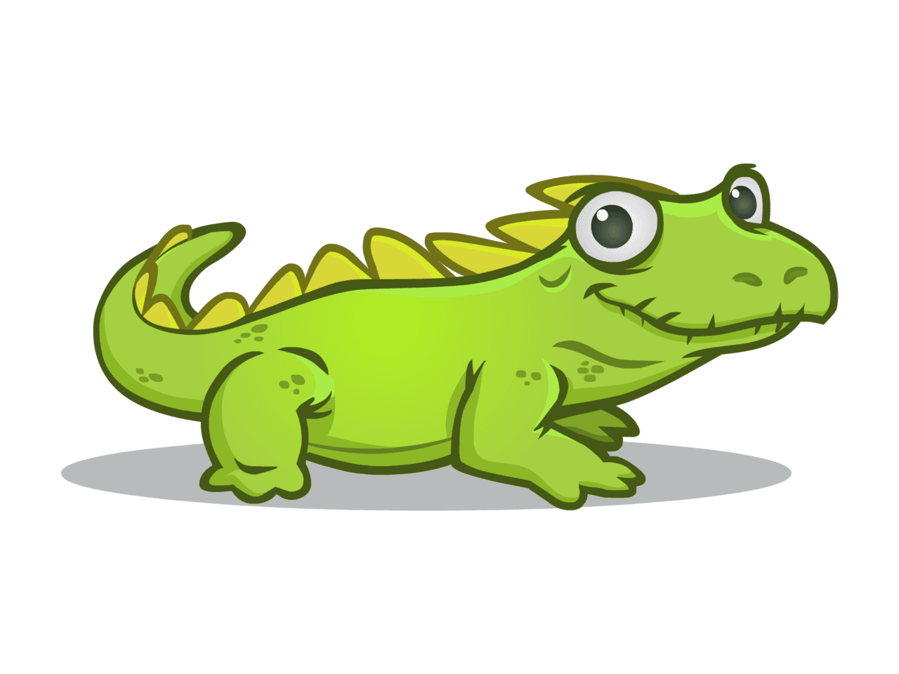 Iguana open symbols clipart background