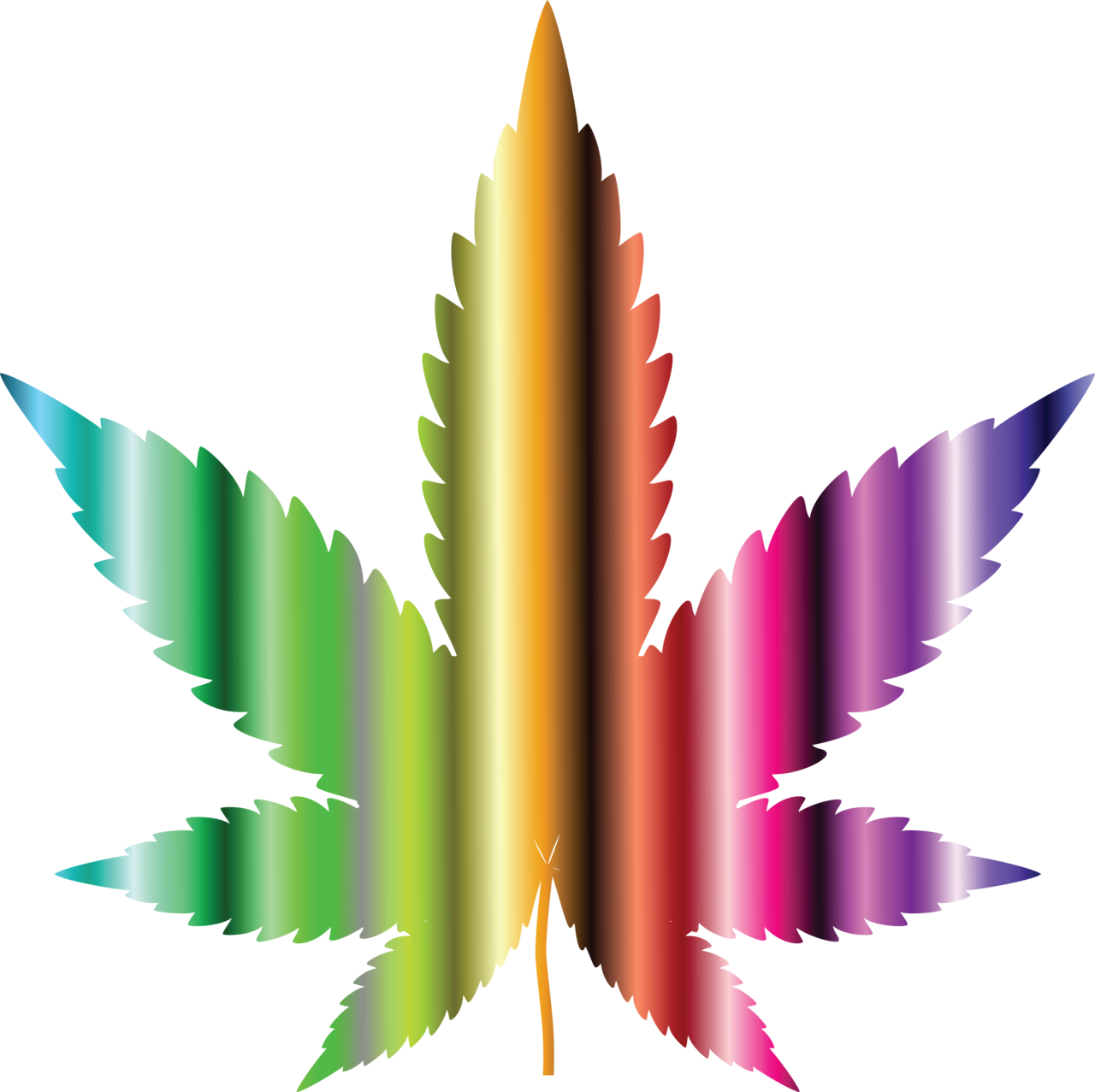 Marijuana leaf clipart images colorful weed image with no background