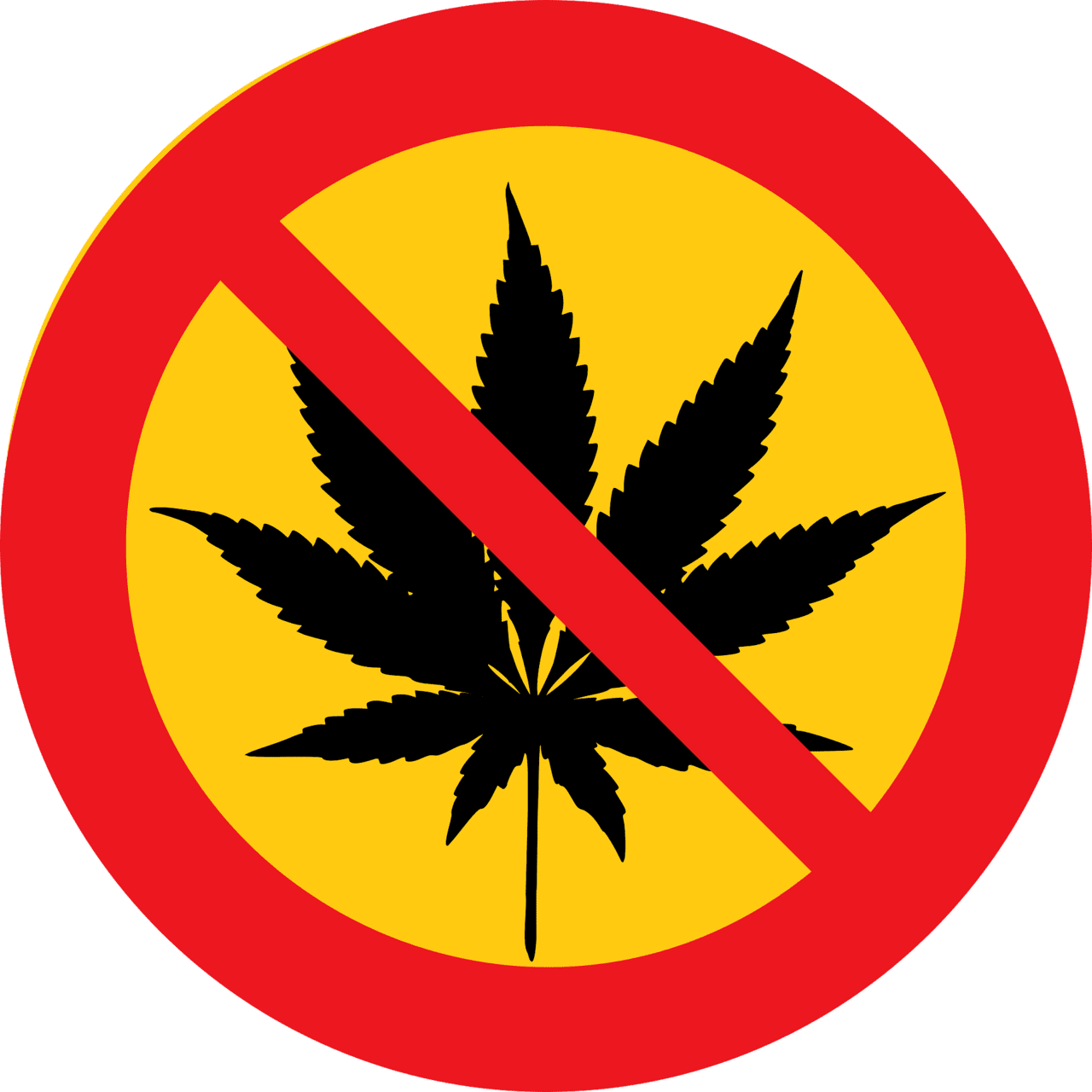 Marijuana leaf no cannabis vector clipart images