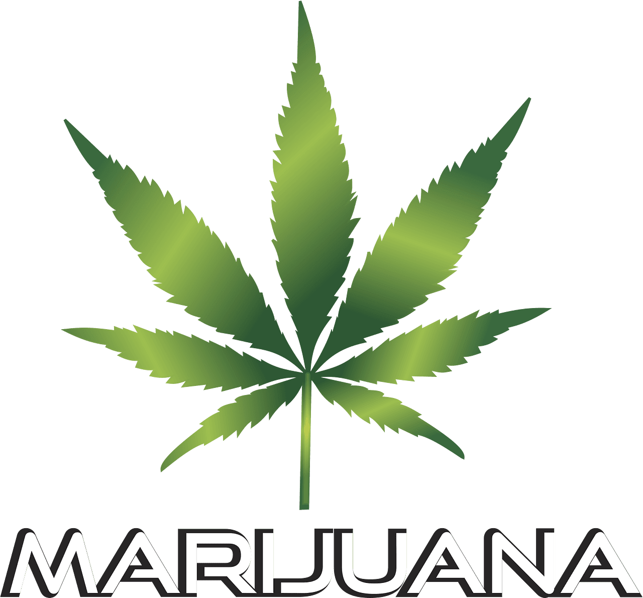 Marijuana leaf medical clipart images