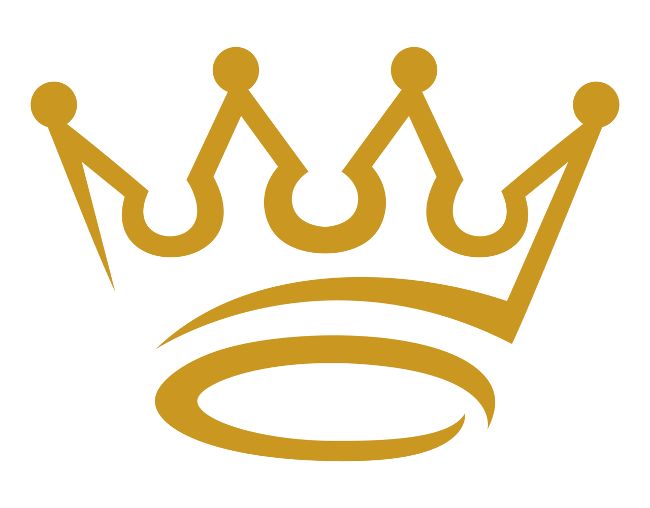 King crown kings logo vector clipart
