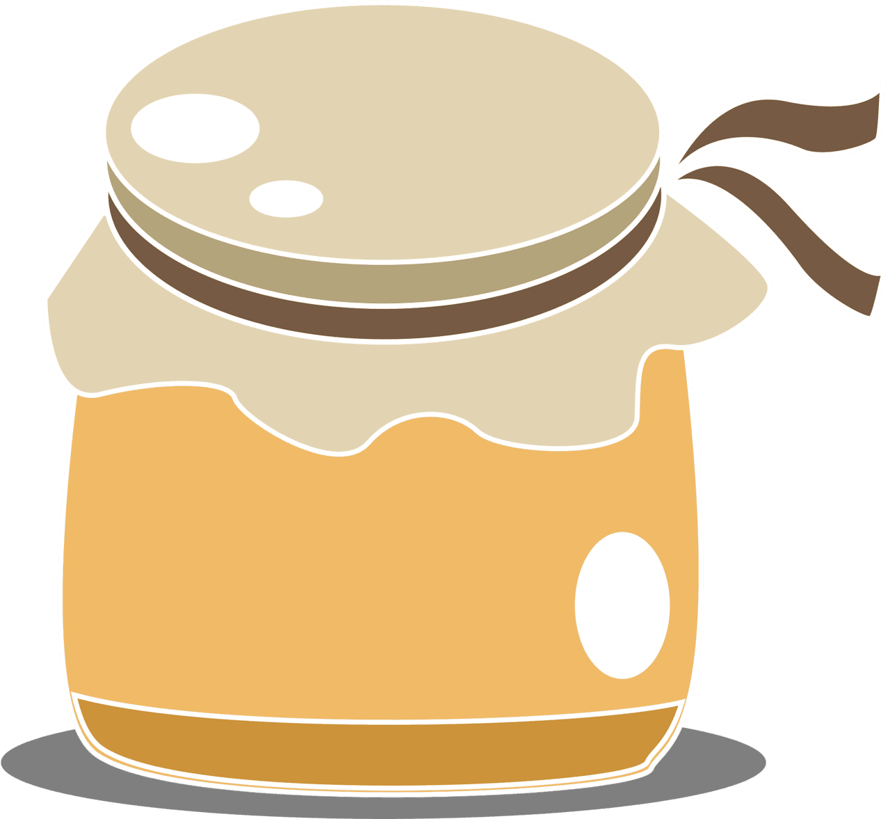 Yellow jar vector clipart images