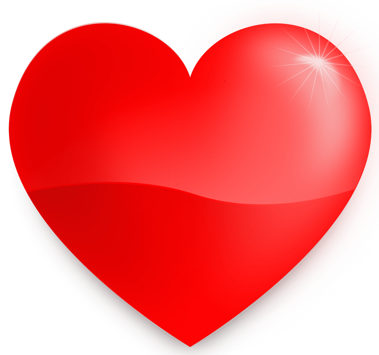 Love is red heart symbol for and affection clipart all photo