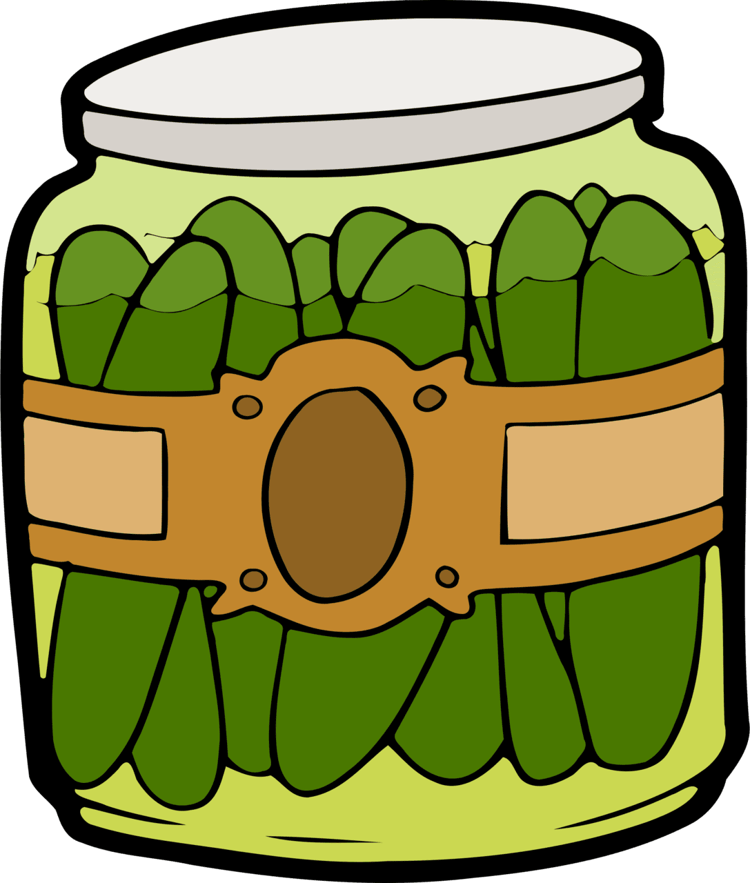 Jar of pickles vector clipart image photo cc images