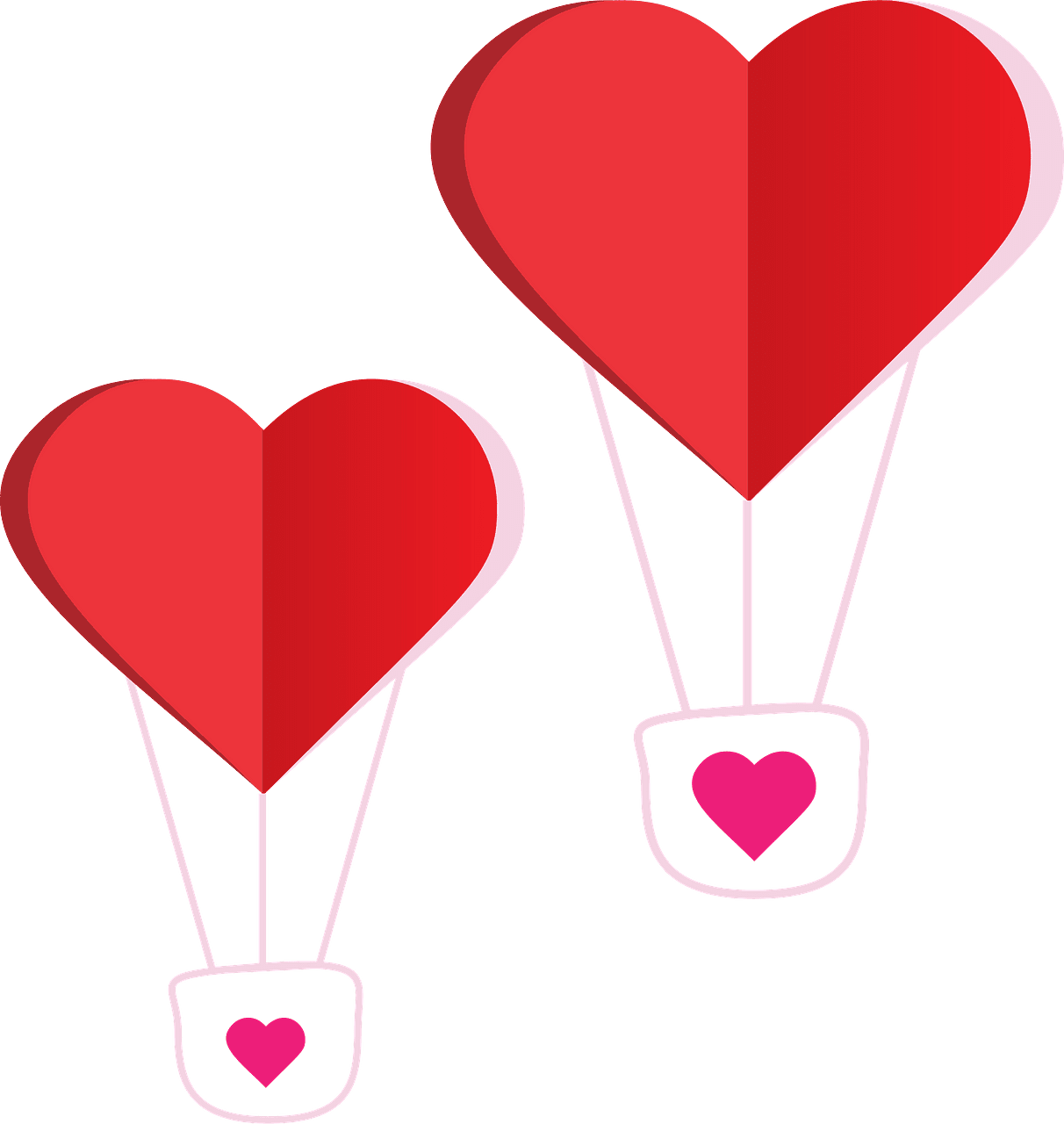 Love is all around vector clipart images