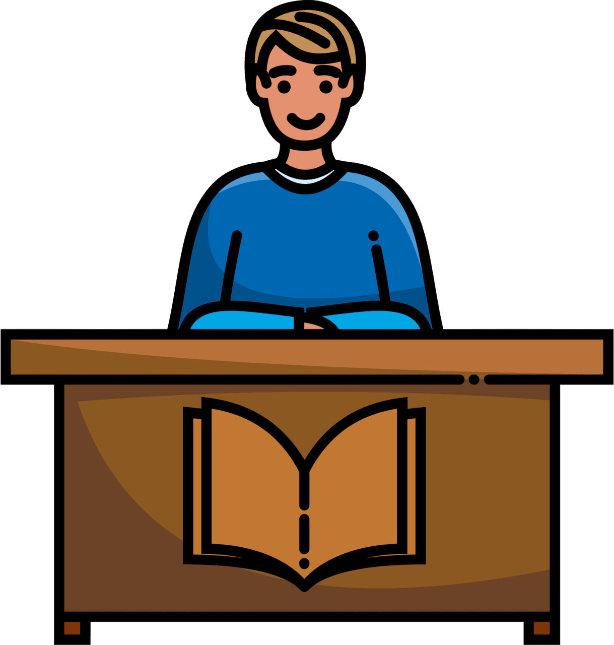 Librarian vector clipart images 3