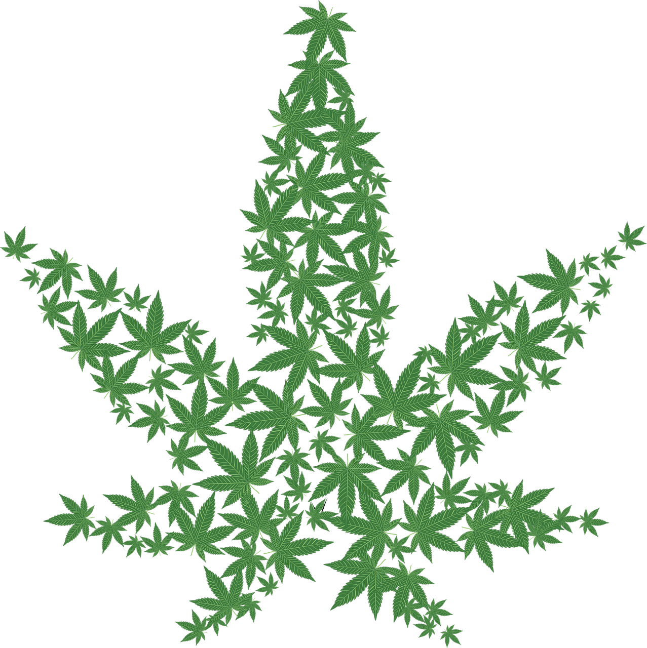 Marijuana leaf cartoon weed colorful herb emblem cannabis whimsical green fun pot clipart clip art