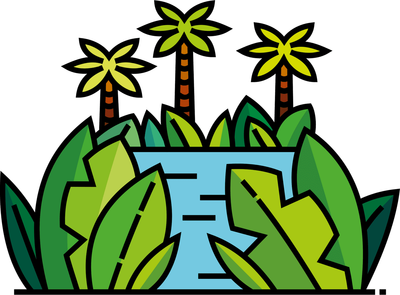 Jungle vector clipart images 4