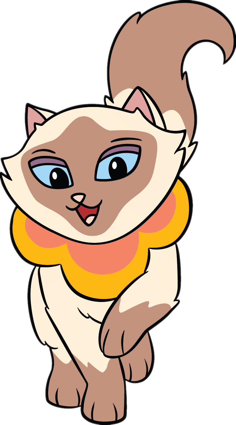 Kitten cartoon characters sagwa clipart clip art