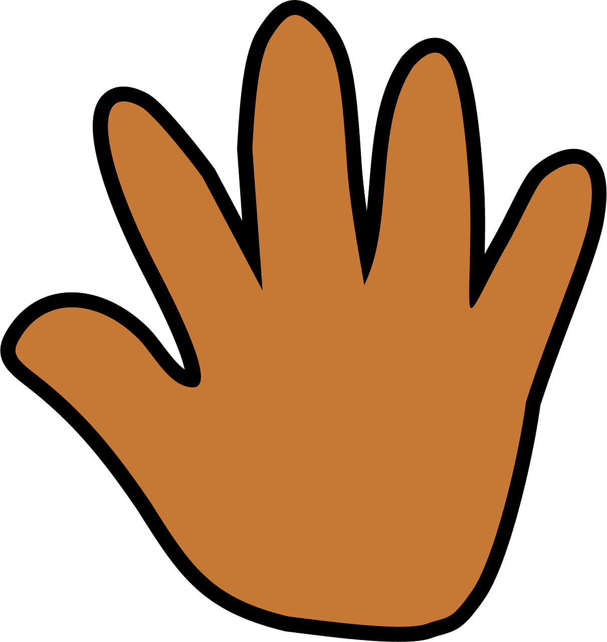 Imagery hand vector clipart images