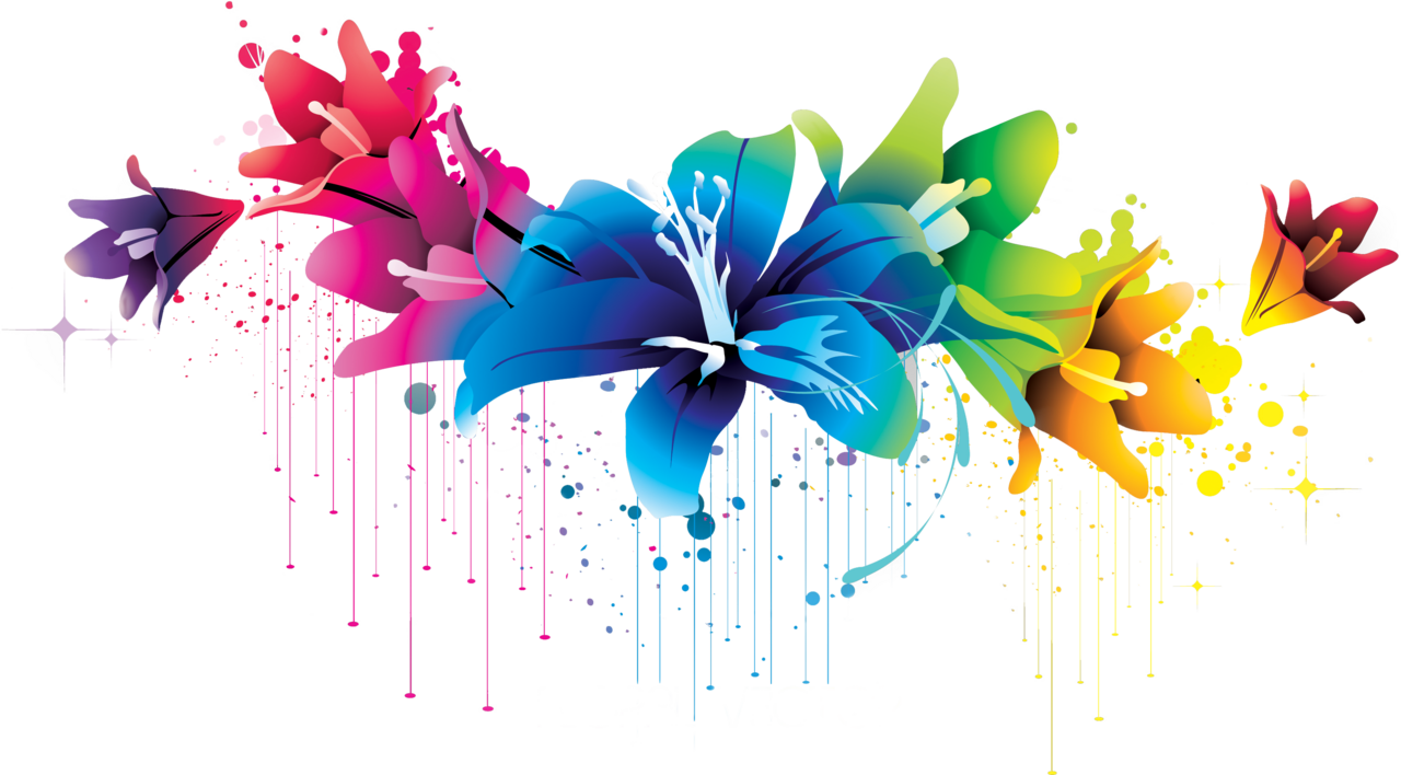 Imagery flowers clipart background